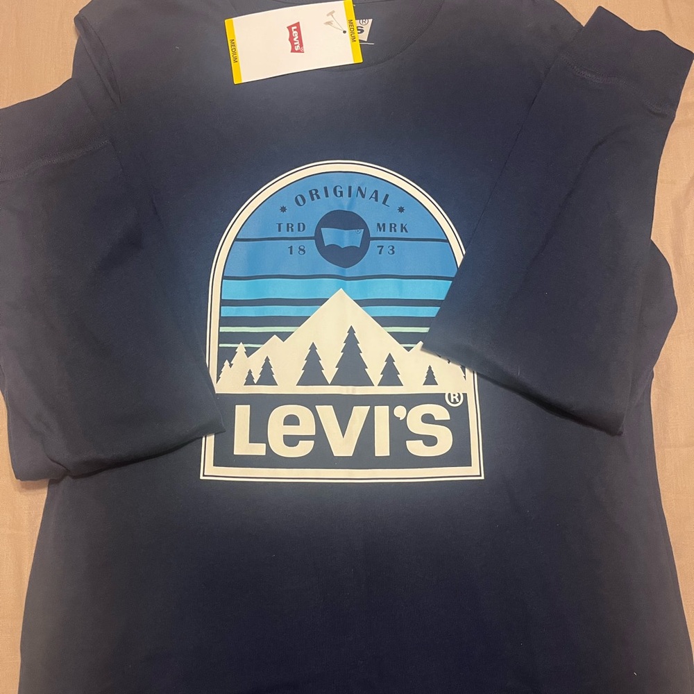 Levi's Dark Blue Long Sleeve Tee